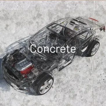 Automotive Concrete Print