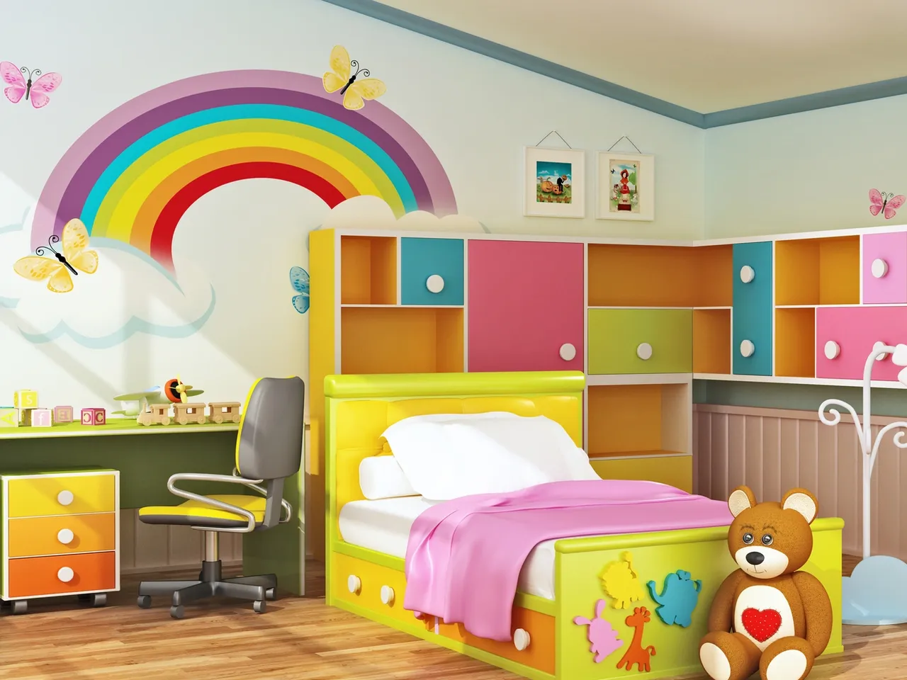 Rainbow Kids Room